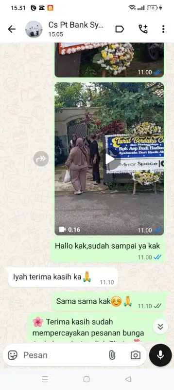 Testimonial Papan Bunga KEPULAUAN SULA